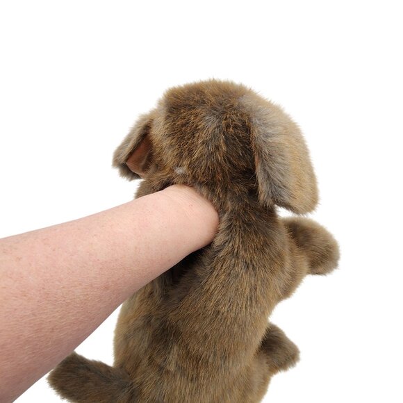 Folkmanis Sitting Dog Hand Puppet, Brown very well made - Picture 4 of 7